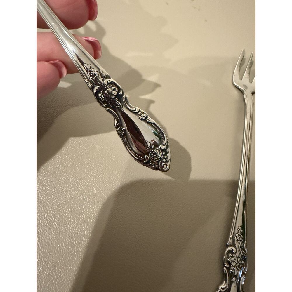 Vintage Stainless Steel Flatware Japan Lot of 2 Fork & Spoon Mid Century